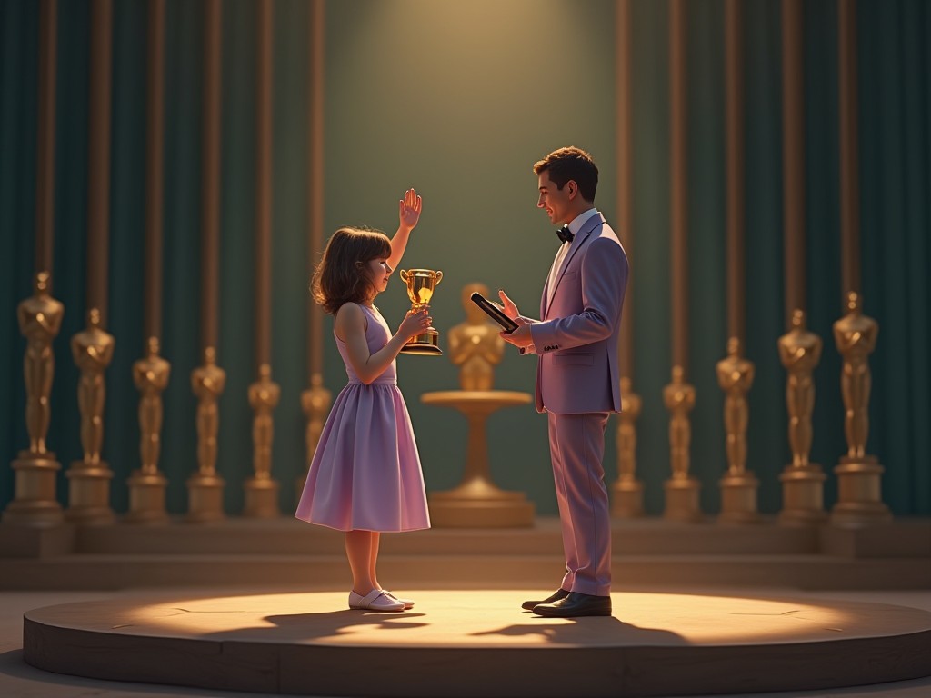 Cô bé 8 tuổi từ Maryland trở thành người thắng giải Grammy trẻ nhất lịch sử cùng bố