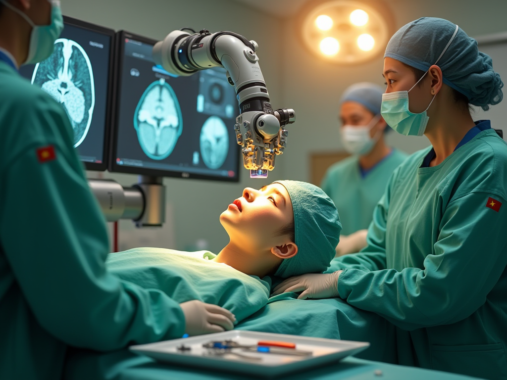 Bệnh viện Tâm Anh lập kỷ lục châu Á: 208 ca mổ não thành công bằng robot AI