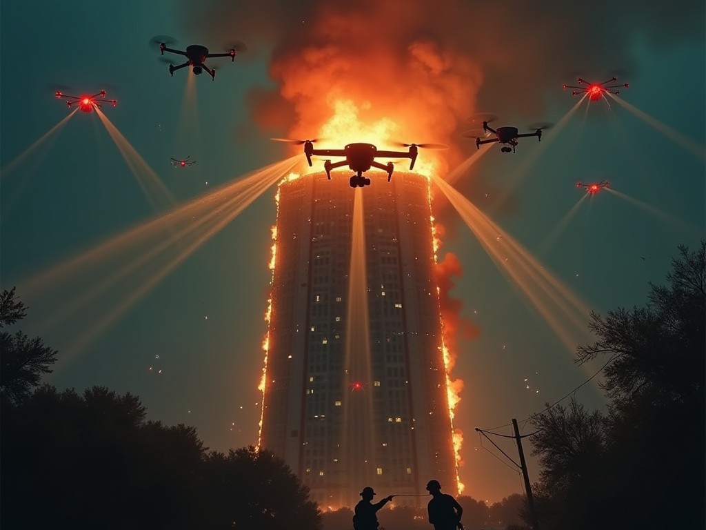 Đàn UAV thông minh chữa cháy: Công nghệ Việt bảo vệ mạng sống