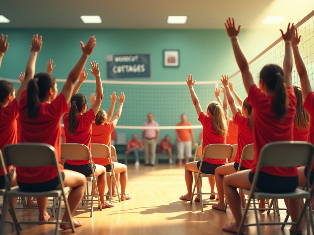 Những cầu thủ bóng chuyền trẻ và những vị thầy già tìm thấy tình bạn qua trò chơi ghế